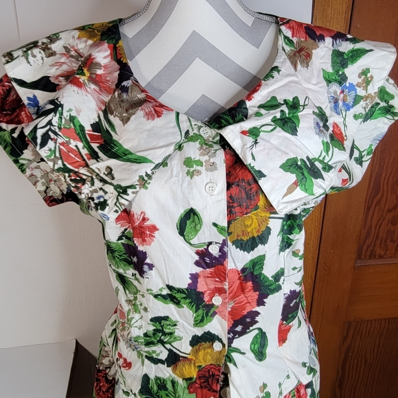 Vintage Private Collection by House of Lloyd 2 Piece skirt set Cotton Size 10 - Picture 3 of 12